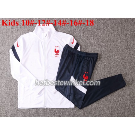 Frankrijk 2020/21 Kind Trainingsjack Pak M002